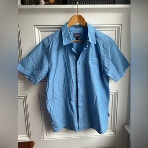 Patagonia Light Blue Casual Button Down Shirt